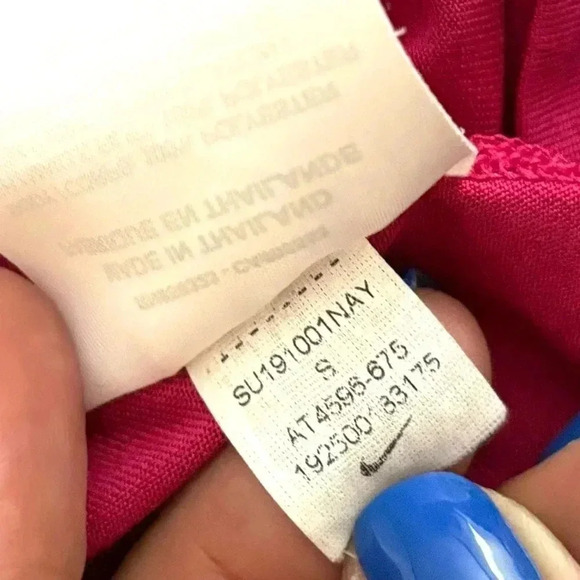Nike Dri-Fit Barbie Pink Razorback Signature Elastika Athletic Tank Size S - Picture 12 of 14